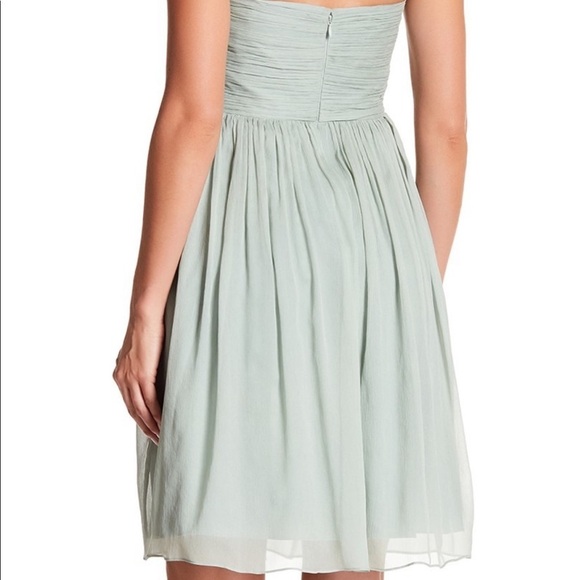 NWT J Crew Nadia Silk Chiffon Strapless Dress - Picture 4 of 7